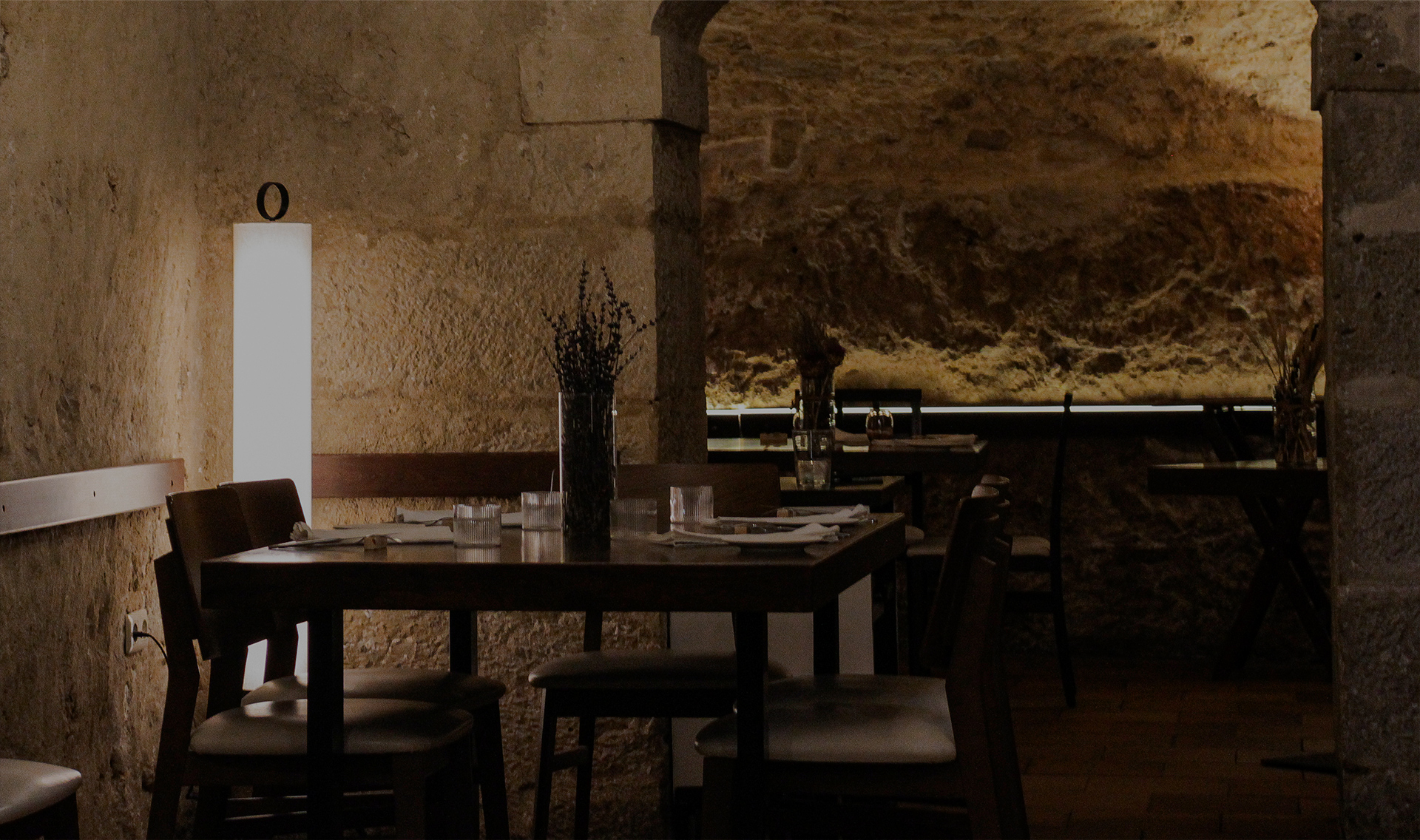 Detalle del comedor de Raff San Pedro